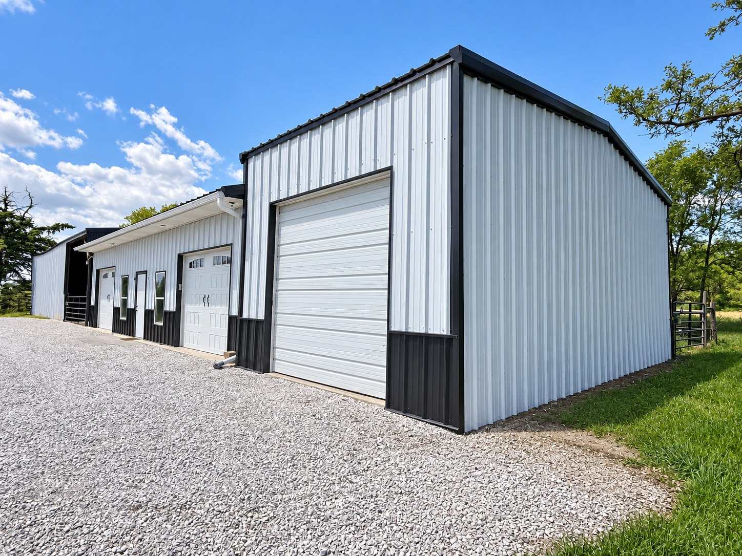 Outbuilding after exterior work