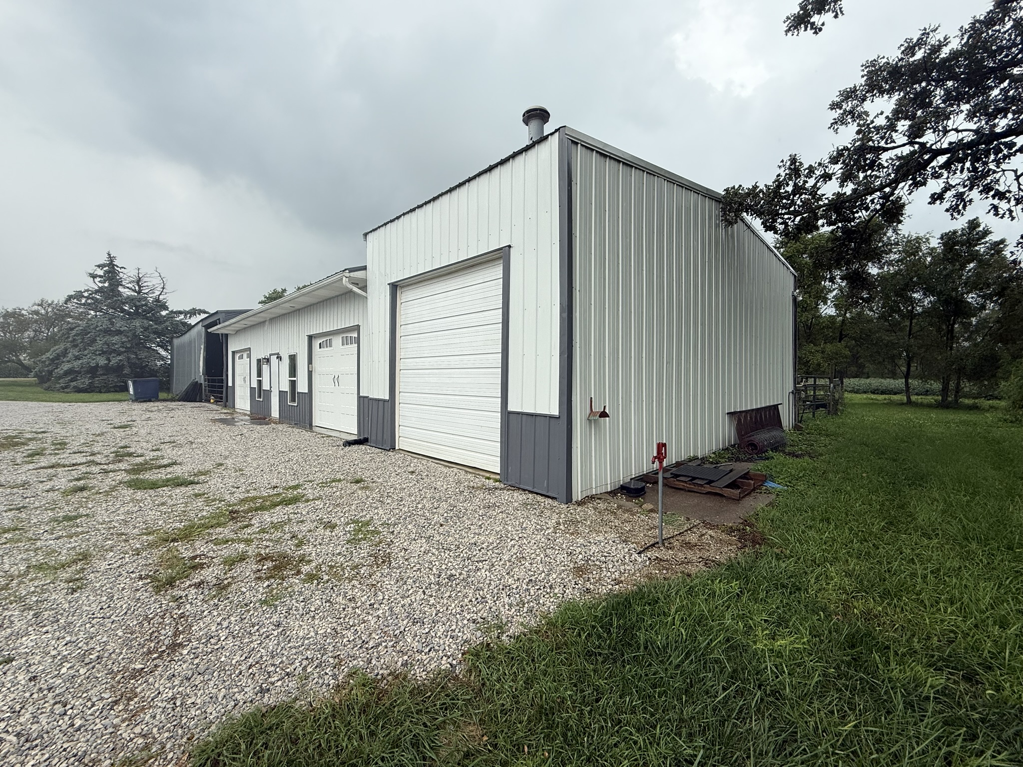 Outbuilding before exterior work