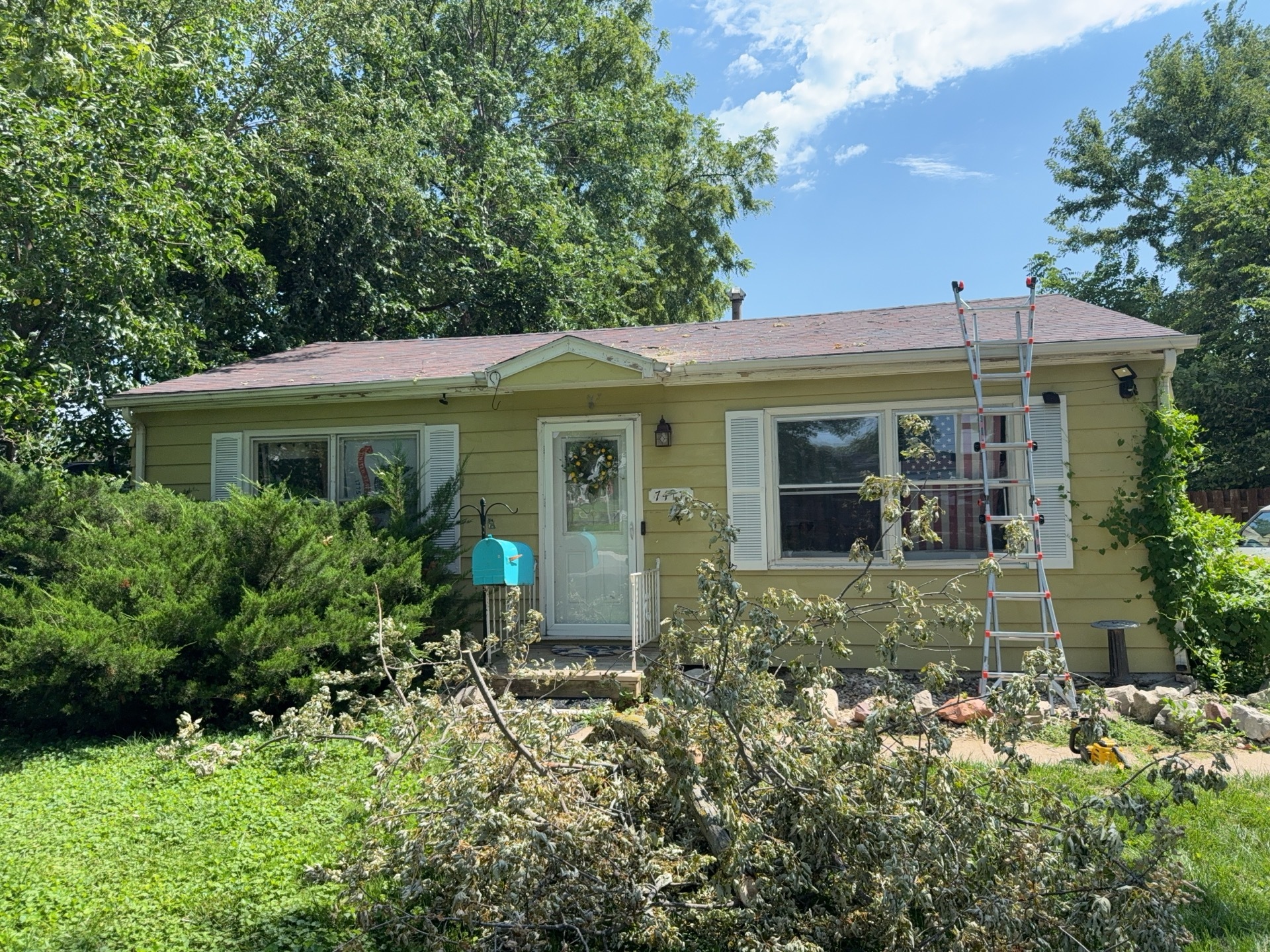 Home exterior before renovation